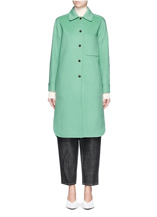 Main View - Click To Enlarge - ACNE STUDIOS - 'Berkeley' felted wool-cashmere utility coat