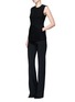 Figure View - Click To Enlarge - VICTORIA BECKHAM - Built-in bustier wool sleeveless top