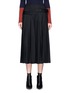 Main View - Click To Enlarge - VICTORIA BECKHAM - Tuck pleat wool flannel culottes
