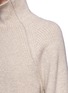 Detail View - Click To Enlarge - VICTORIA BECKHAM - Military elbow patch turtleneck wool sweater