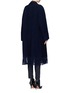 Back View - Click To Enlarge - VICTORIA BECKHAM - Mother of pearl button wool-cashmere mens coat