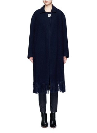 Main View - Click To Enlarge - VICTORIA BECKHAM - Mother of pearl button wool-cashmere mens coat