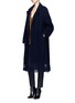Figure View - Click To Enlarge - VICTORIA BECKHAM - Mother of pearl button wool-cashmere mens coat