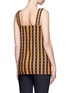 Back View - Click To Enlarge - VICTORIA BECKHAM - Wavy gingham check print sleeveless top
