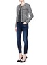 Figure View - Click To Enlarge - J BRAND - 'Capri' mid rise cropped skinny jeans