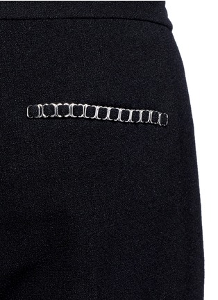 Detail View - Click To Enlarge - ALEXANDER WANG - Chain trim cupro jogging pants