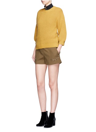 Figure View - Click To Enlarge - 3.1 PHILLIP LIM - Wool blend rib knit sweater