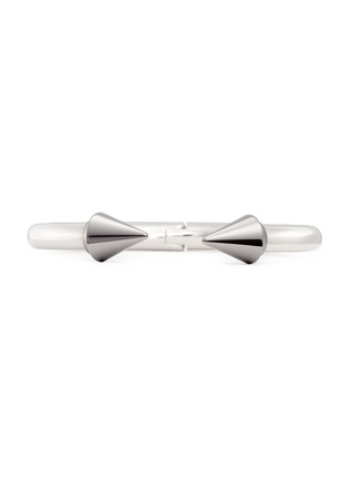 Figure View - Click To Enlarge - VITA FEDE - 'Titan Two Tone' silver spike cuff