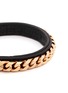 Detail View - Click To Enlarge - VITA FEDE - 'Monaco Single Wrap' rose gold chain leather bracelet