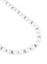 Detail View - Click To Enlarge - ROBERTO COIN - 'Cento' pearl sapphire 18k white gold necklace
