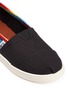 Detail View - Click To Enlarge - 90175 - Youth Classic raffia print canvas kids slip-ons