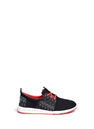 Main View - Click To Enlarge - 90175 - Youth Del Rey zigzag panel kids sneakers