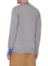 Back View - Click To Enlarge - MAISON FLANEUR - Colourblock Cuff Sweater