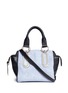 Main View - Click To Enlarge - SEE BY CHLOÉ - 'Paige' denim leather crossbody satchel