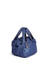 Front View - Click To Enlarge - SEE BY CHLOÉ - 'Joy Rider' small quilted cotton denim shoulder bag