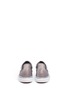 Figure View - Click To Enlarge - VANS - 'Classic' metallic cracked leather kids slip-ons