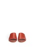 Front View - Click To Enlarge - MANSUR GAVRIEL - Leather flat mules