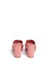 Back View - Click To Enlarge - MANSUR GAVRIEL - Crossover vamp suede sandals