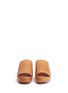 Front View - Click To Enlarge - MANSUR GAVRIEL - Block heel leather mules