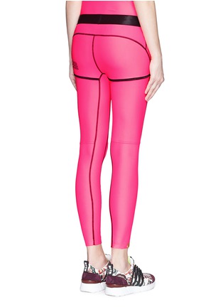 Back View - Click To Enlarge - MONREAL - 'Cropped Booster' leggings
