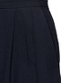 Detail View - Click To Enlarge - PROENZA SCHOULER - Piped seam satin back crepe culottes