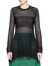 Main View - Click To Enlarge - PROENZA SCHOULER - Variegated stripe knit sweater