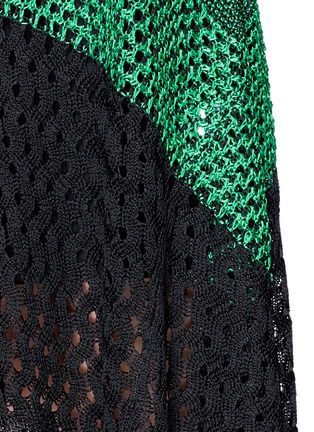 Detail View - Click To Enlarge - PROENZA SCHOULER - Variegated stripe knit midi dress