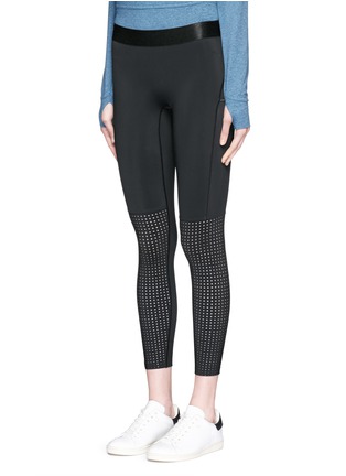 Front View - Click To Enlarge - MONREAL - 'Cropped Booster' leggings