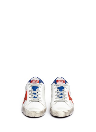 Figure View - Click To Enlarge - GOLDEN GOOSE - 'Super Star' worn effect leather sneakers