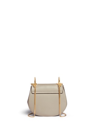 Back View - Click To Enlarge - CHLOÉ - 'Drew' mini colourblock leather shoulder bag