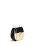Front View - Click To Enlarge - CHLOÉ - 'Drew' small colourblock leather shoulder bag