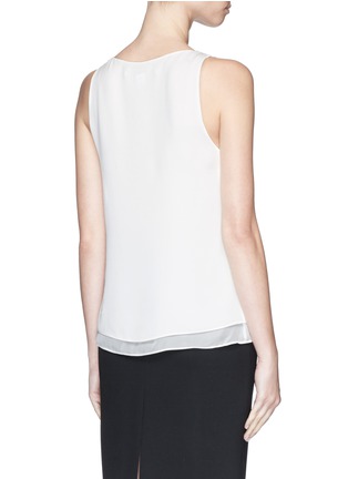 Back View - Click To Enlarge - DIANE VON FURSTENBERG - 'Raica' silk sleeveless blouse