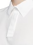 Detail View - Click To Enlarge - MS MIN - Bow tie hem silk blouse