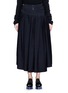 Main View - Click To Enlarge - MS MIN - Drape flap wool-cotton skirt
