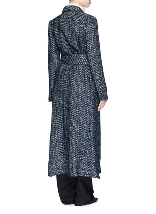Back View - Click To Enlarge - MS MIN - Felted tweed long coat