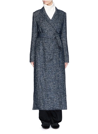 Main View - Click To Enlarge - MS MIN - Felted tweed long coat