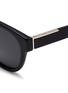 Detail View - Click To Enlarge - 3.1 PHILLIP LIM - Wire top bar acetate cat eye sunglasses