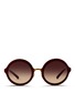 Main View - Click To Enlarge - 3.1 PHILLIP LIM - Layered acetate gradient round sunglasses