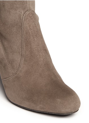 Detail View - Click To Enlarge - STUART WEITZMAN - 'Highland' suede thigh high boots