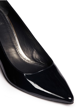 Detail View - Click To Enlarge - STUART WEITZMAN - 'First Class' leather pumps