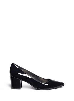 Main View - Click To Enlarge - STUART WEITZMAN - 'First Class' leather pumps