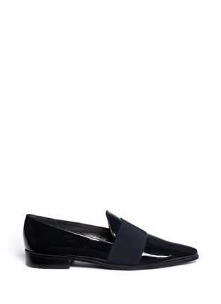 Main View - Click To Enlarge - STUART WEITZMAN - 'The Band' leather slip-ons
