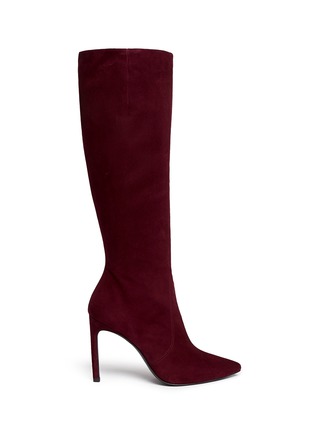 Main View - Click To Enlarge - STUART WEITZMAN - 'Hyper' suede knee high boots