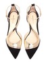 Detail View - Click To Enlarge - NICHOLAS KIRKWOOD - S panelled metallic suede flats