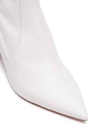 Detail View - Click To Enlarge - NICHOLAS KIRKWOOD - 'Miri' leather faux pearl embellished knee high boots
