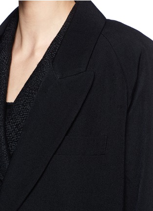 Detail View - Click To Enlarge - SONG FOR THE MUTE - Raglan sleeve wool coat