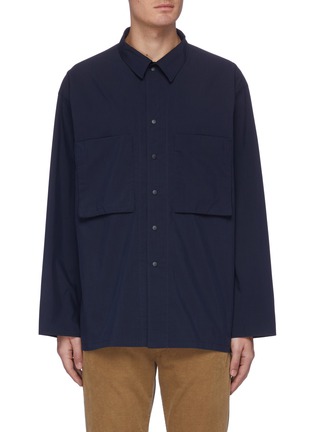 Main View - Click To Enlarge - NANAMICA - Chest pocket organic cotton shirt jacket