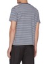 Back View - Click To Enlarge - NANAMICA - 'Coolmax' Stripe T-shirt