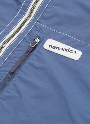  - NANAMICA - 'Cruiser' hooded colourblock back panel jacket
