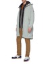 Figure View - Click To Enlarge - NANAMICA - 'Cruiser' hooded contrast topstitching jacket